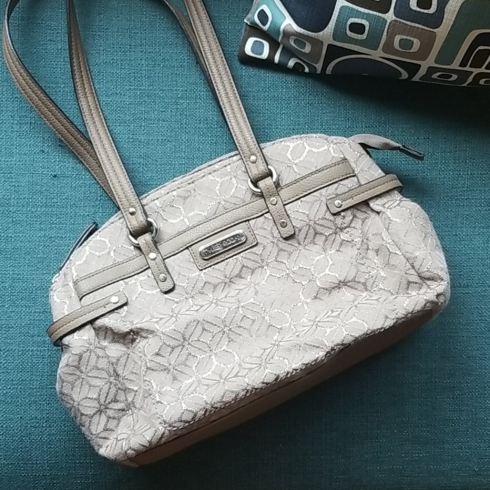 Tyler Rodan taupe shoulder purse